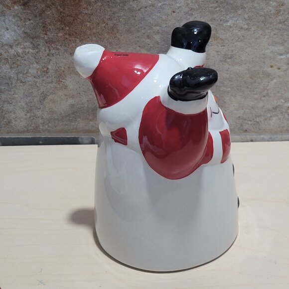 Tii Collections Upside Down Santa Snowman Ceramic Mug Hand Stand Christmas Coff - Picture 12 of 15